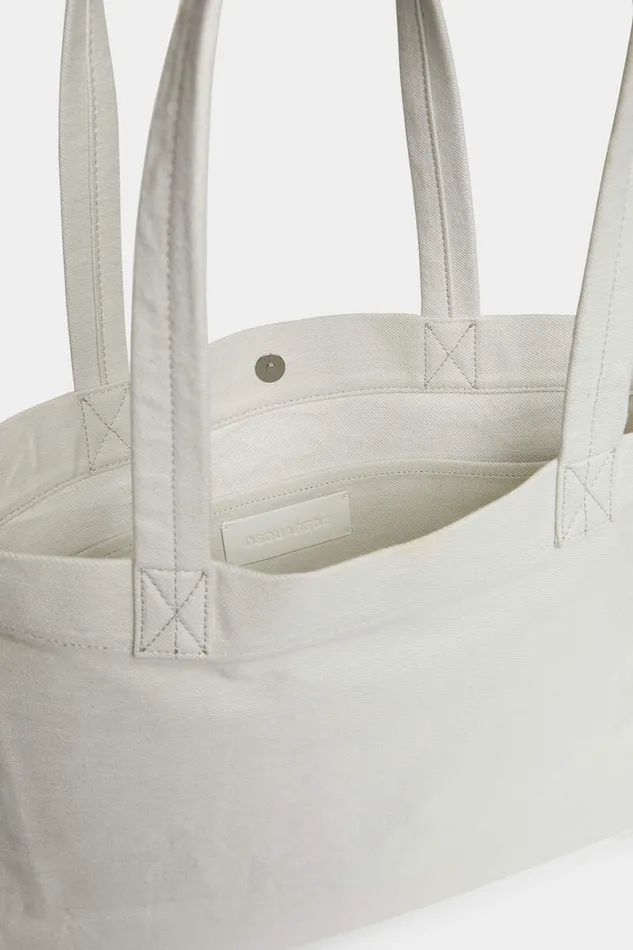 Dsquared2 Shopping Bags Icon New Generation Tote Bag White 8211 MenWomen