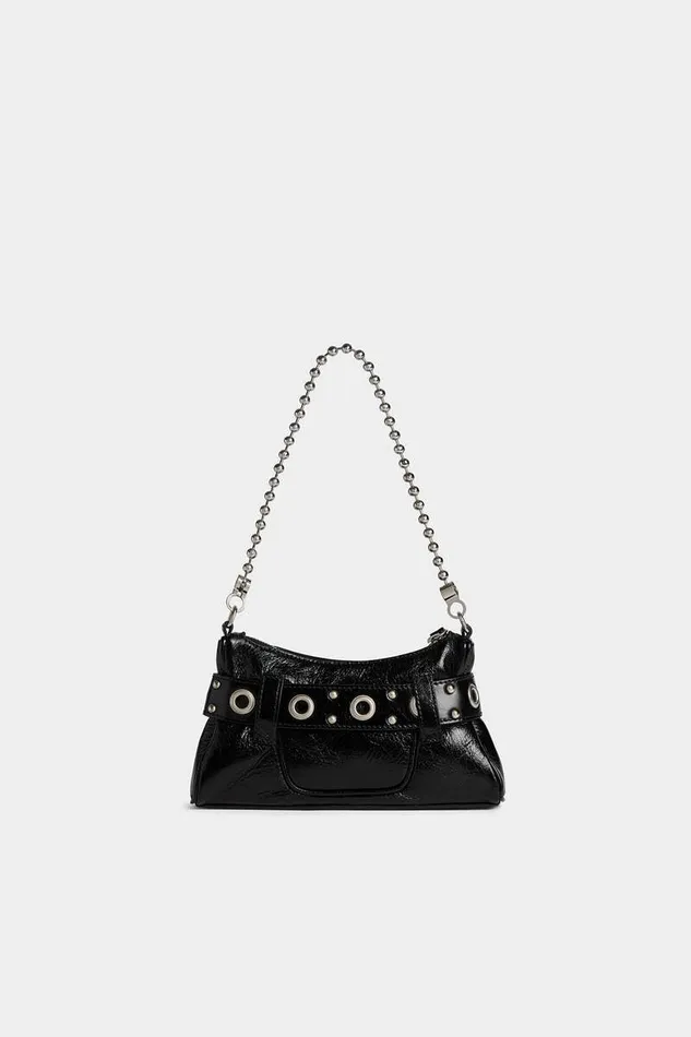Dsquared2 Shoulder Bags Gothic Belt Clutch Black 8211 Women