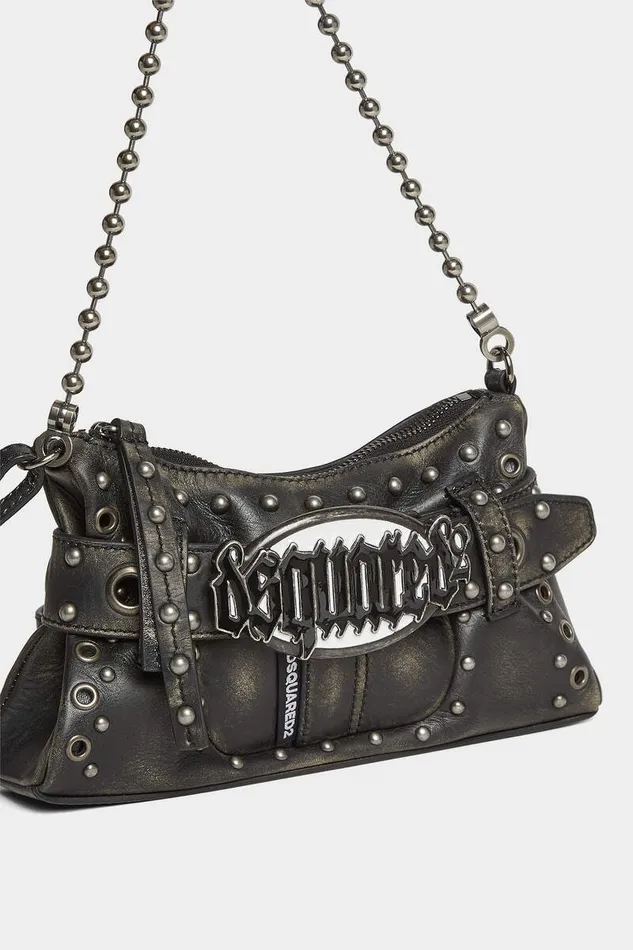 Dsquared2 Shoulder Bags Gothic Belt Clutch Black 8211 Women