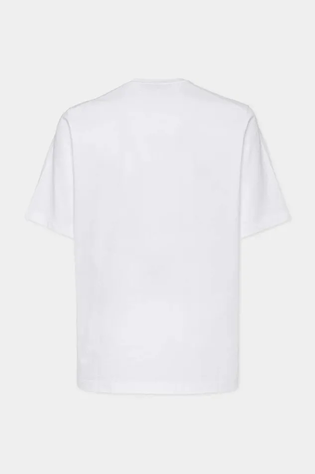 Dsquared2 TShirts and Polo Icon Loose Fit TShirt White 8211 Men