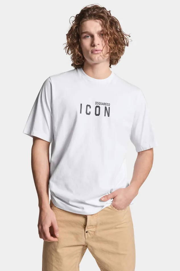 Dsquared2 TShirts and Polo Icon Loose Fit TShirt White 8211 Men