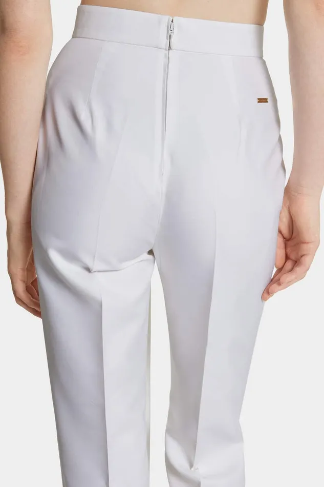 Dsquared2 Trousers Dalma Silky Pant White 8211 Women