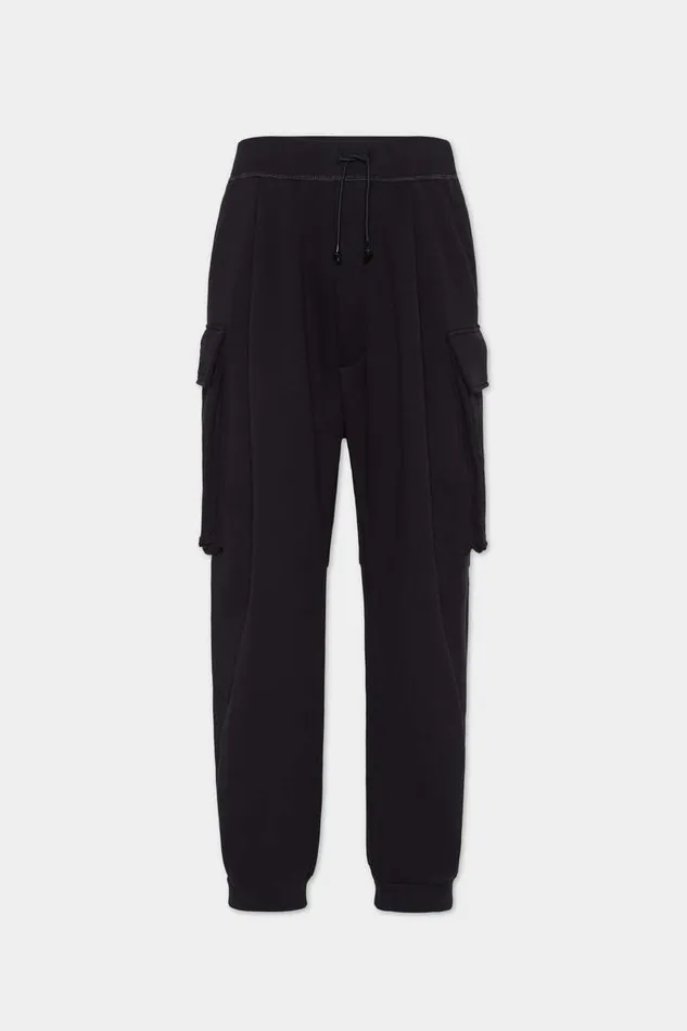 Dsquared2 Trousers Icon New Generation Balloon Cargo Pant Black 8211 Men