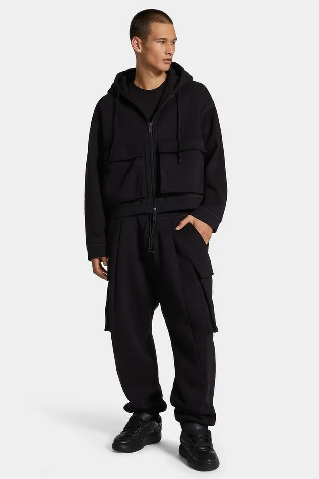 Dsquared2 Trousers Icon New Generation Balloon Cargo Pant Black 8211 Men