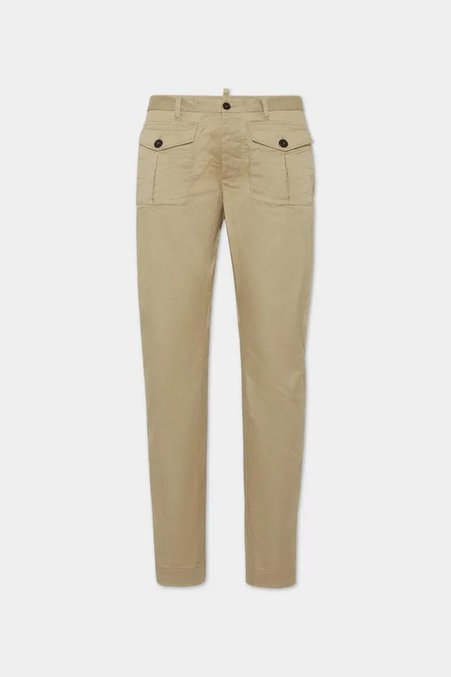 Dsquared2 Trousers Ranger Chino Pant Stone 8211 Men