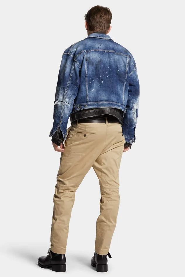 Dsquared2 Trousers Ranger Chino Pant Stone 8211 Men