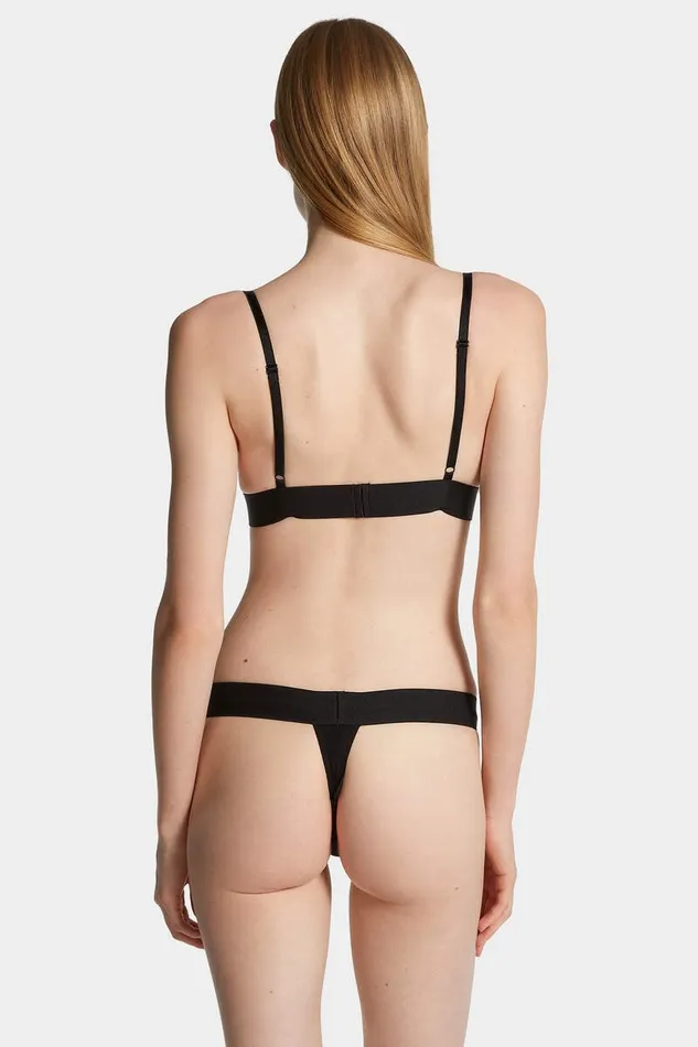 Dsquared2 Underwear Logo Triangle Bra Blackpink 8211 Women