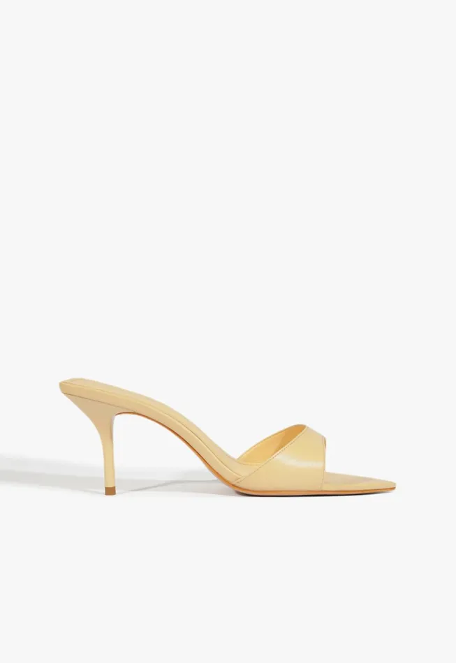 Elodie Sandal Beige Women Schutz Shoes Mules