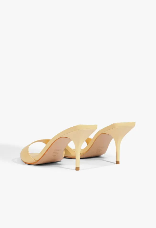 Elodie Sandal Beige Women Schutz Shoes Mules