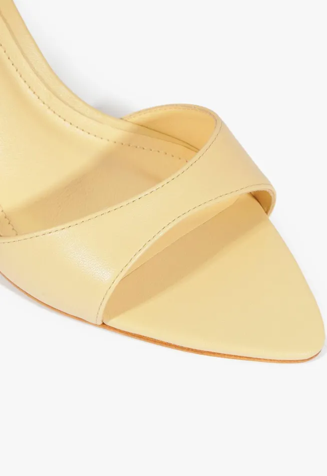 Elodie Sandal Beige Women Schutz Shoes Mules