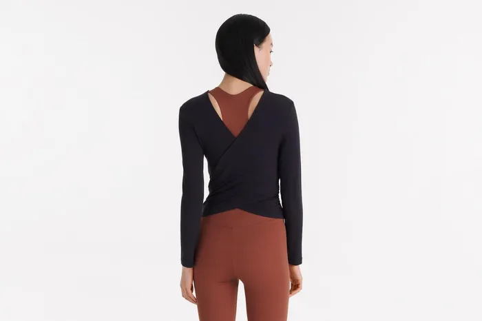 ERES Florence Long Sleeve Top Black Women TShirts And Tops