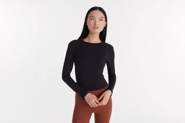 ERES Florence Long Sleeve Top Black Women TShirts And Tops