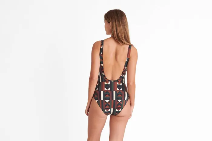 ERES Structure Tank OnePiece Imprime Kaleido Eclipse Women OnePiece Swimsuits