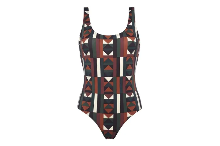 ERES Structure Tank OnePiece Imprime Kaleido Eclipse Women OnePiece Swimsuits