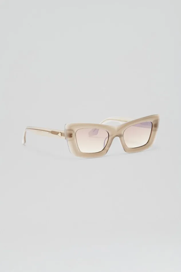 Eyewear Women Scanlan Theodore ST ANGULAR CAT SUNGLASSES Crystalgrey Eyewear Women Scanlan Theodore ST ANGULAR CAT SUNGLASSES Crystalgrey