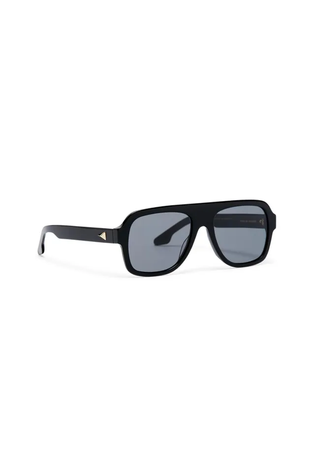 Eyewear Women Scanlan Theodore ST FLAT TOP AVIATOR SUNGLASSES Black Eyewear Women Scanlan Theodore ST FLAT TOP AVIATOR SUNGLASSES Black