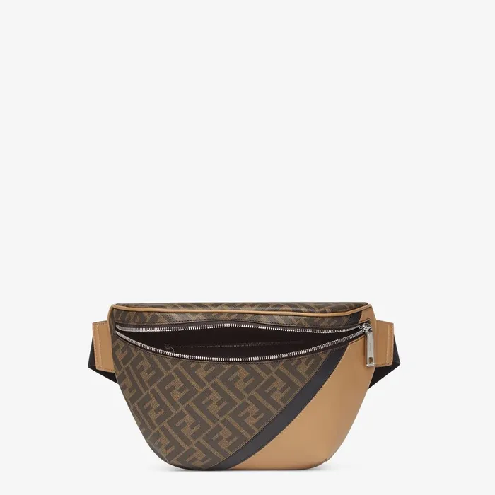 Fendi Belt Bags Fendi Diagonal Belt Bag Multicolor Leather Belt Bag 8211 Men