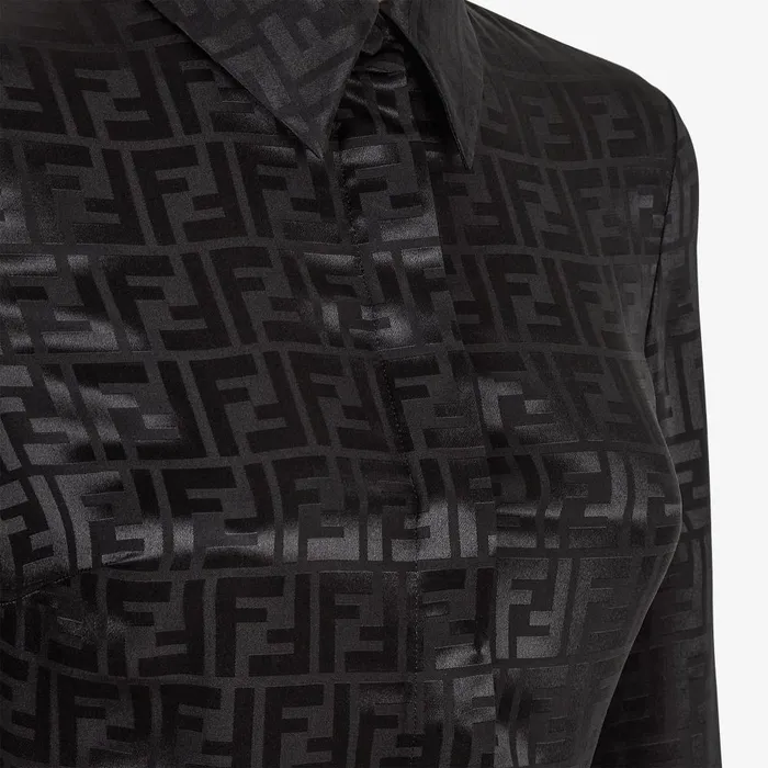 Fendi Coordinated Sets Shirt Black Silk Shirt 8211 Women