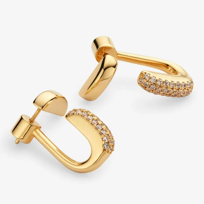 Fendi Earrings Fendi Filo Earrings Goldcolored Metal Earrings 8211 Women