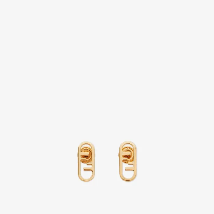 Fendi Earrings OLock Earrings Goldcolored Earrings 8211 Women