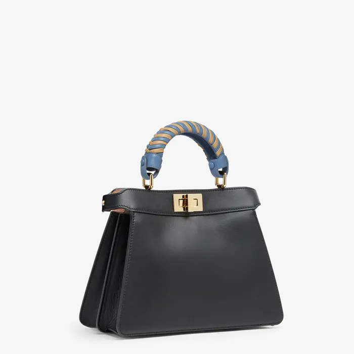 Fendi Shoulder Straps and Bag Accessories Small Peekaboo Handle Cover Blue Nappaleather Handle Cover 8211 Women