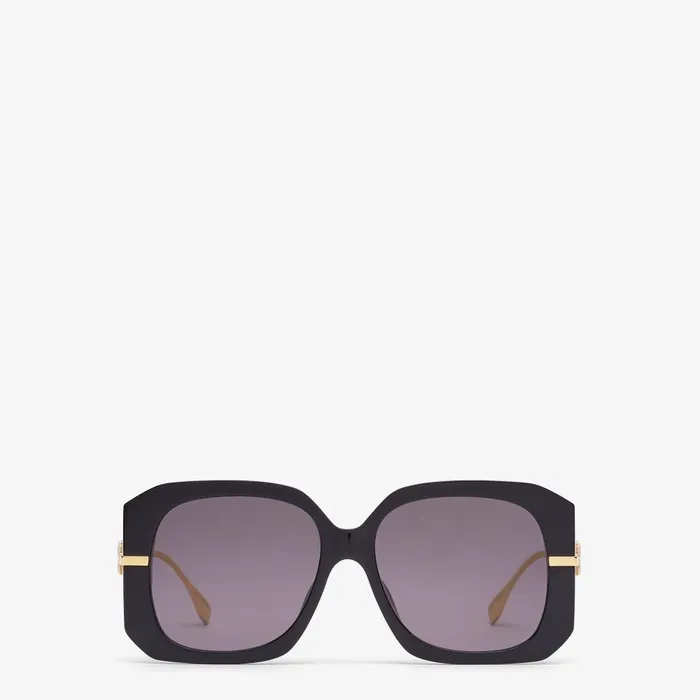 Fendi Sunglasses Fendigraphy Black Acetate Sunglasses 8211 Women