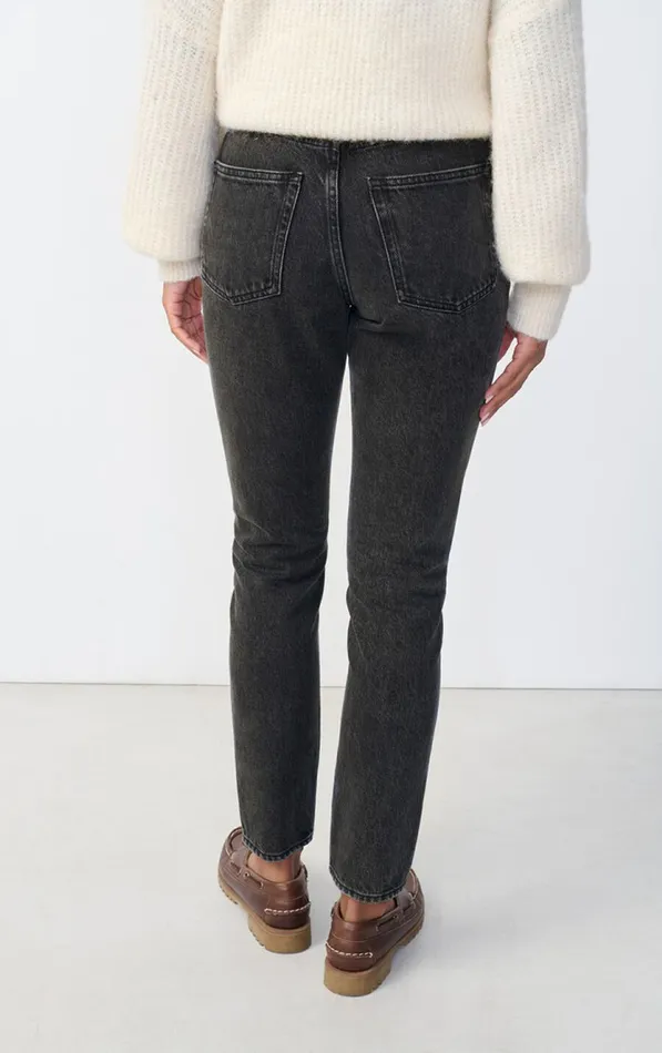 Fitted Jeans Yopday Black Salt And Pepper Women American Vintage Jeans Fitted Jeans Yopday Black Salt And Pepper Women American Vintage Jeans