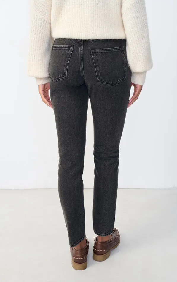 Fitted Jeans Yopday Black Salt And Pepper Women American Vintage Jeans Fitted Jeans Yopday Black Salt And Pepper Women American Vintage Jeans