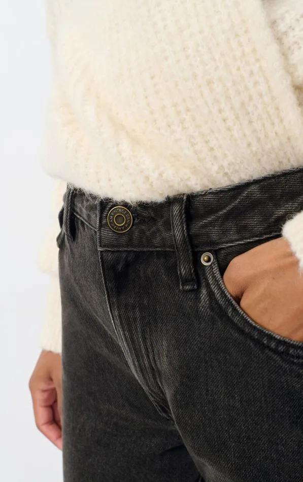 Fitted Jeans Yopday Black Salt And Pepper Women American Vintage Jeans Fitted Jeans Yopday Black Salt And Pepper Women American Vintage Jeans