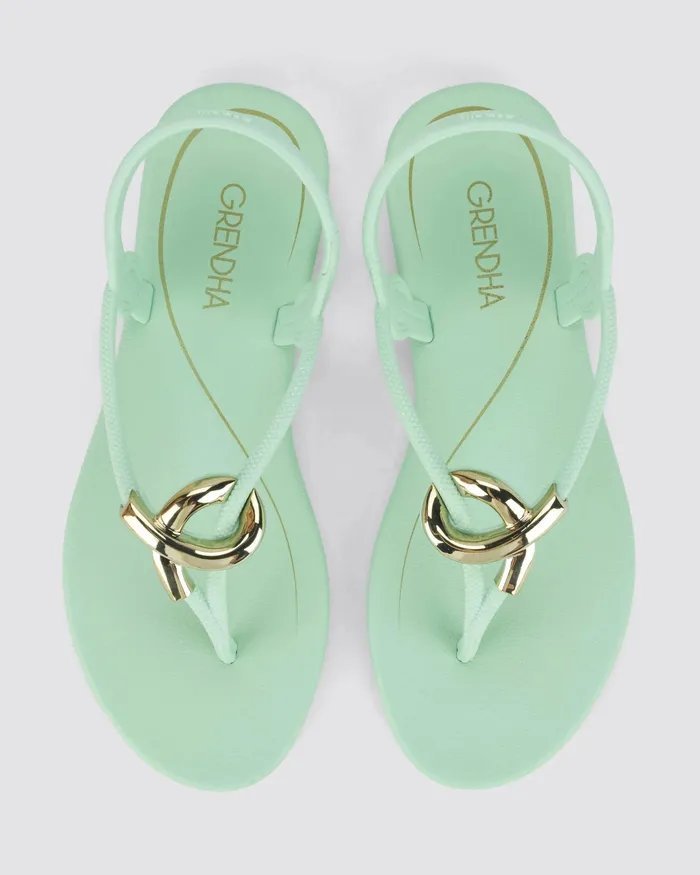 Flat Sandals ENLACE SANDAL MINT NOVO Shoes Women Flat Sandals ENLACE SANDAL MINT NOVO Shoes Women