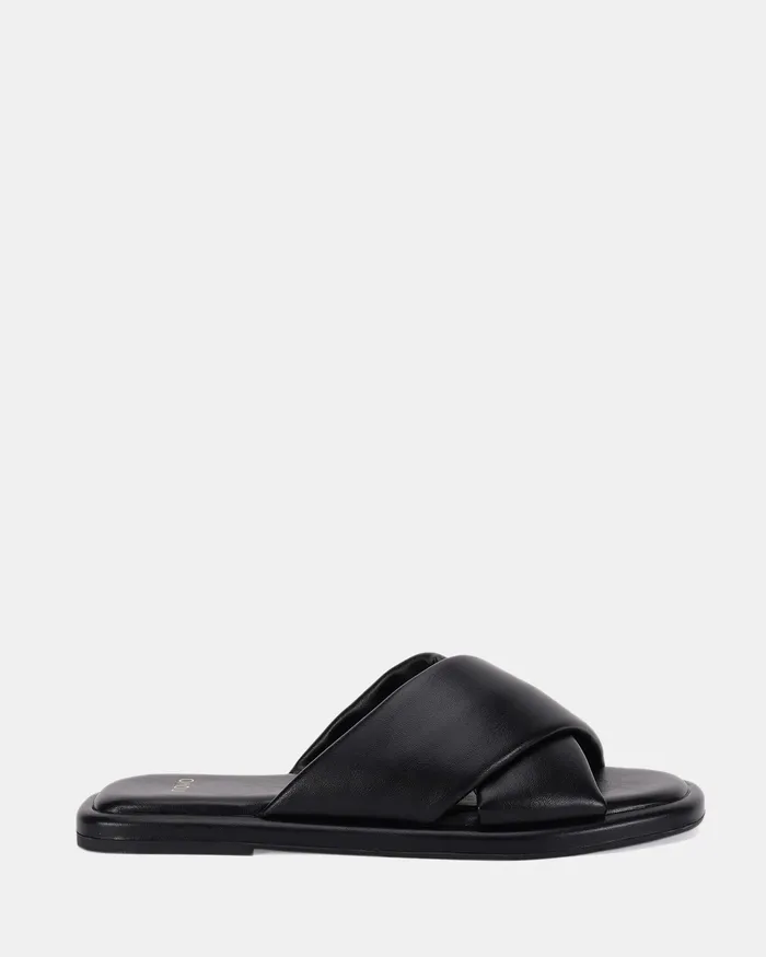 Flat Sandals NOVO Shoes Women RENLEY BLACK Sandals