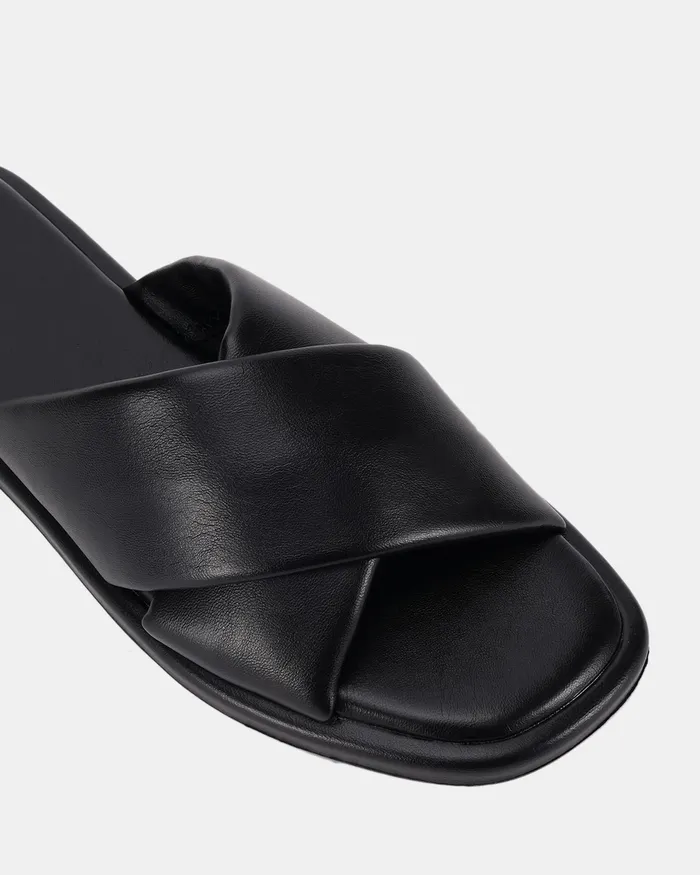 Flat Sandals NOVO Shoes Women RENLEY BLACK Sandals