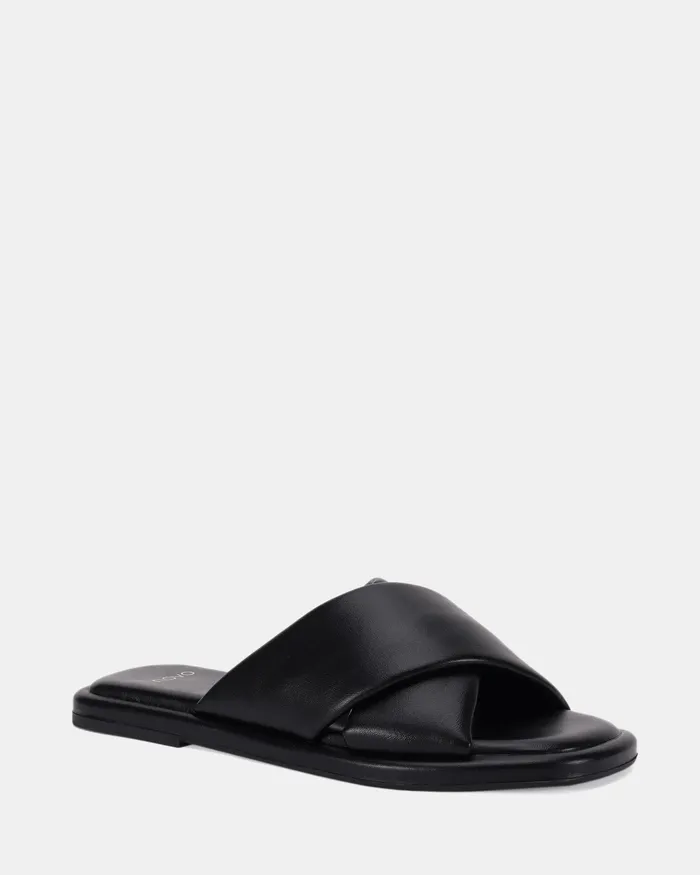 Flat Sandals NOVO Shoes Women RENLEY BLACK Sandals