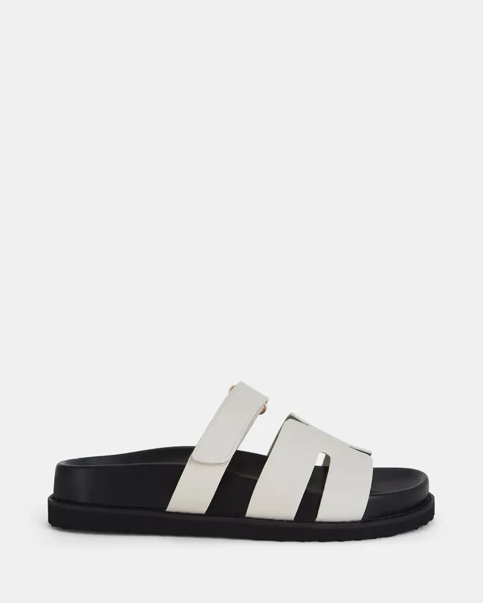 Flat Sandals SLOTHY CREAM Flatform NOVO Shoes Women