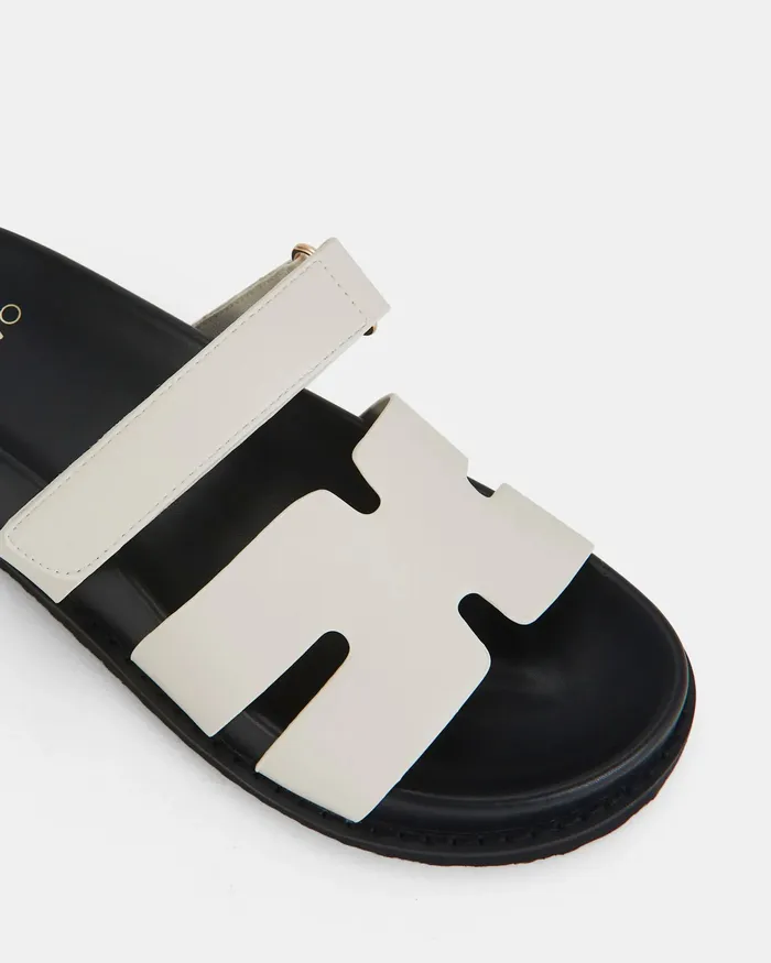 Flat Sandals SLOTHY CREAM Flatform NOVO Shoes Women