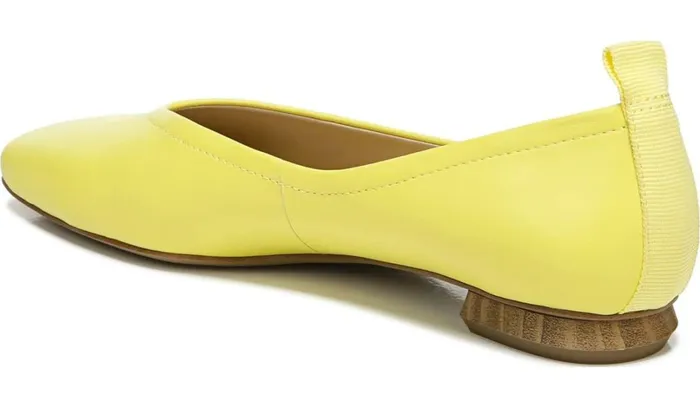 Flats Women Franco Sarto Franco Ailee Flat Yellow Leather