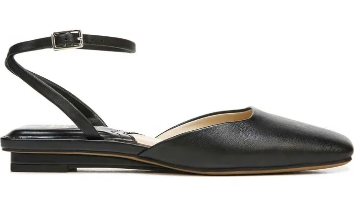 Flats Women Franco Sarto Franco Jolee Flat Black Leather