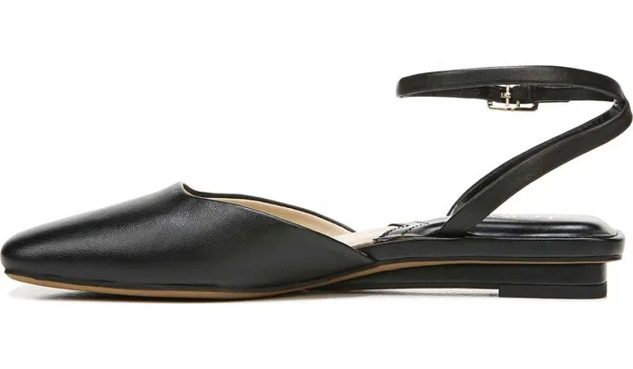 Flats Women Franco Sarto Franco Jolee Flat Black Leather