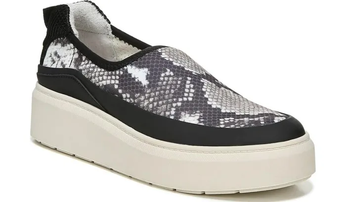 Flats Women Franco Sarto Franco Lin Platform Slip On Sneaker Roccia Fabric