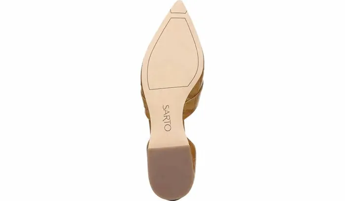 Flats Women Franco Sarto Sarto Toby D039Orsay Flat Camel Leather