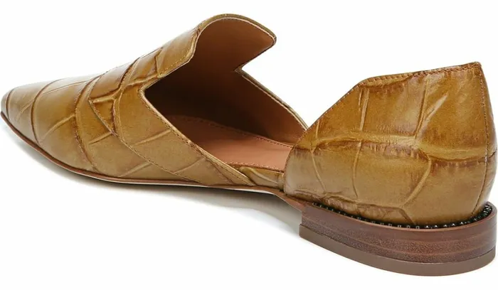 Flats Women Franco Sarto Sarto Toby D039Orsay Flat Camel Leather