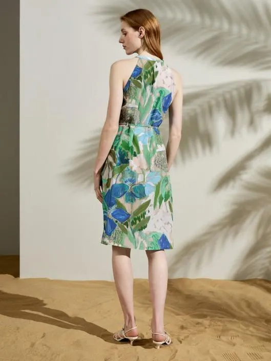 Floral Silk Midi Dress 8211 Elegant And Luxurious LilySilk Women Jumpsuits Lilysilk Dresses