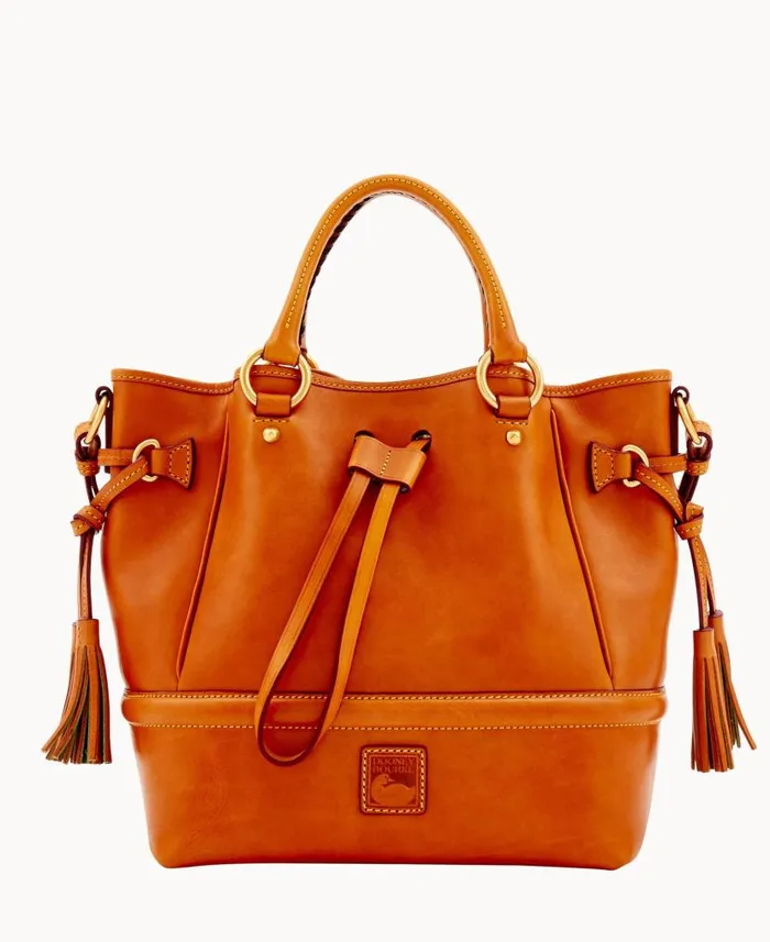 Florentine Buckley Bag Natural Woman Dooney and Bourke Satchels
