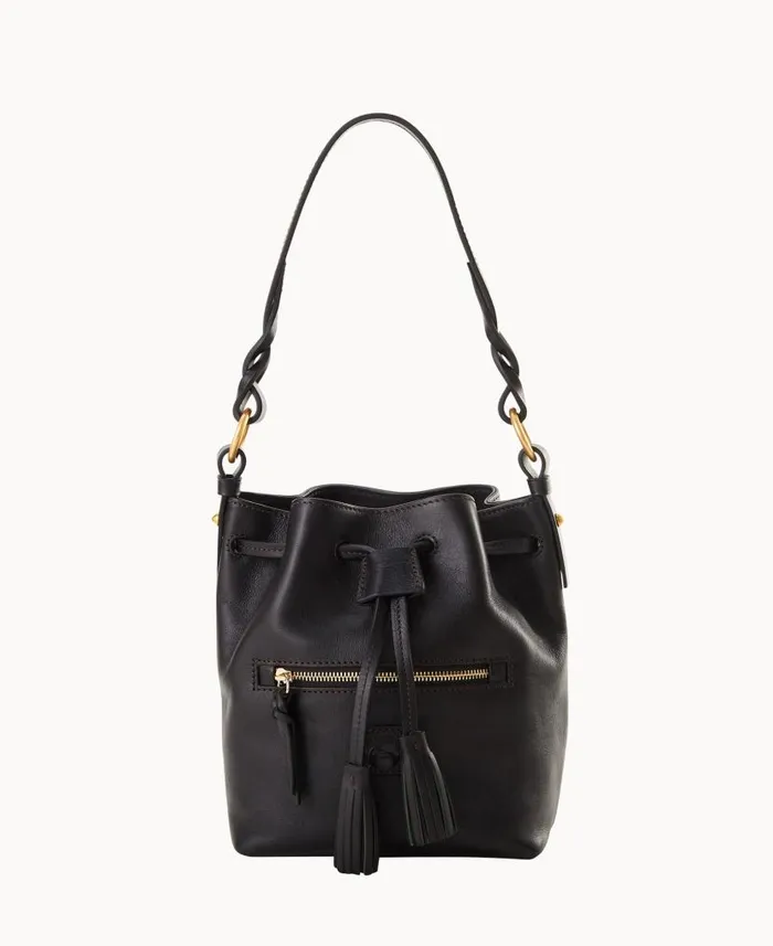 Florentine Miley Drawstring Black Black Woman Dooney and Bourke Shoulder Bags Florentine Miley Drawstring Black Black Woman Dooney and Bourke Shoulder Bags