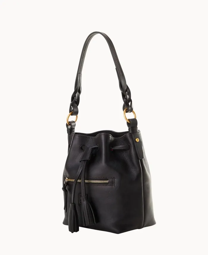 Florentine Miley Drawstring Black Black Woman Dooney and Bourke Shoulder Bags Florentine Miley Drawstring Black Black Woman Dooney and Bourke Shoulder Bags