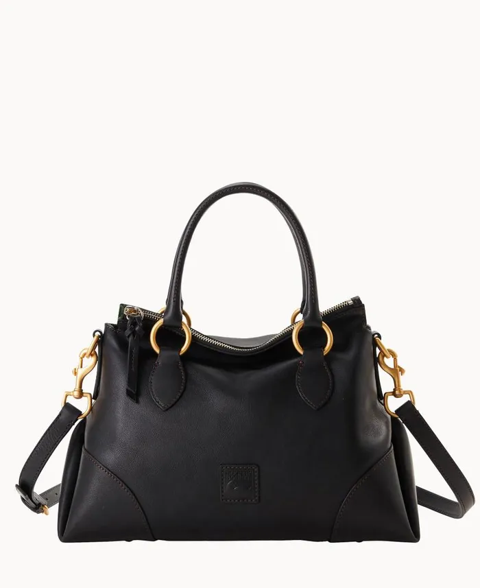 Florentine Satchel 38 Black Black Woman Dooney and Bourke Satchels