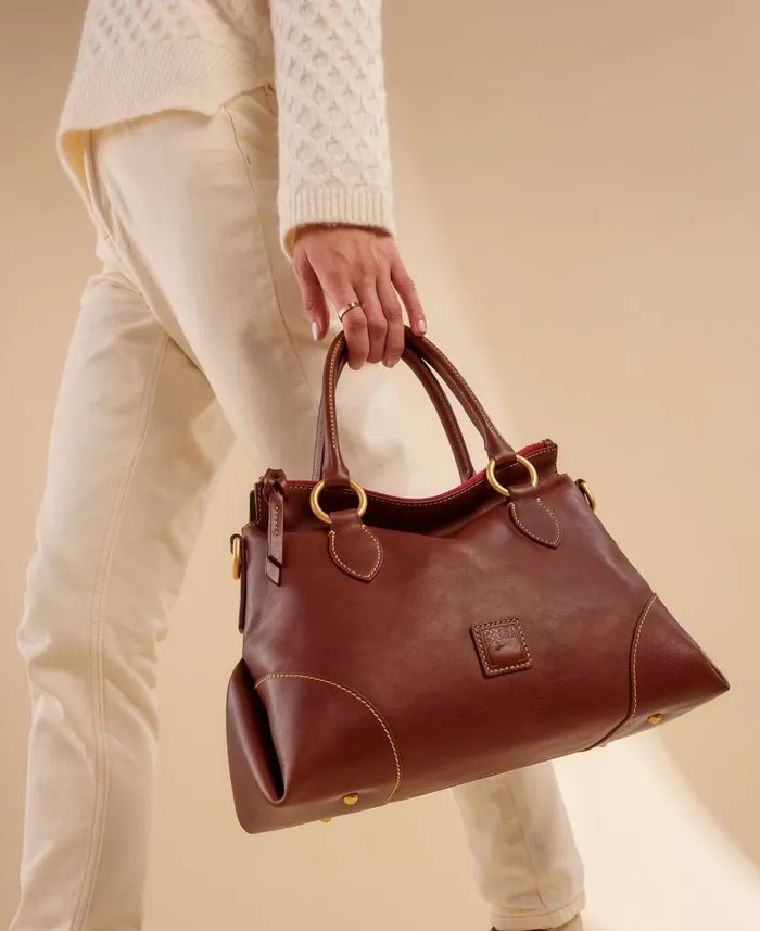 Florentine Satchel 38 Black Black Woman Dooney and Bourke Satchels Florentine Satchel 38 Black Black Woman Dooney and Bourke Satchels