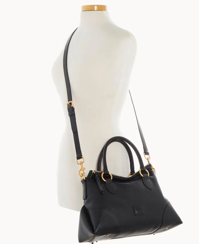Florentine Satchel 38 Black Black Woman Dooney and Bourke Satchels Florentine Satchel 38 Black Black Woman Dooney and Bourke Satchels