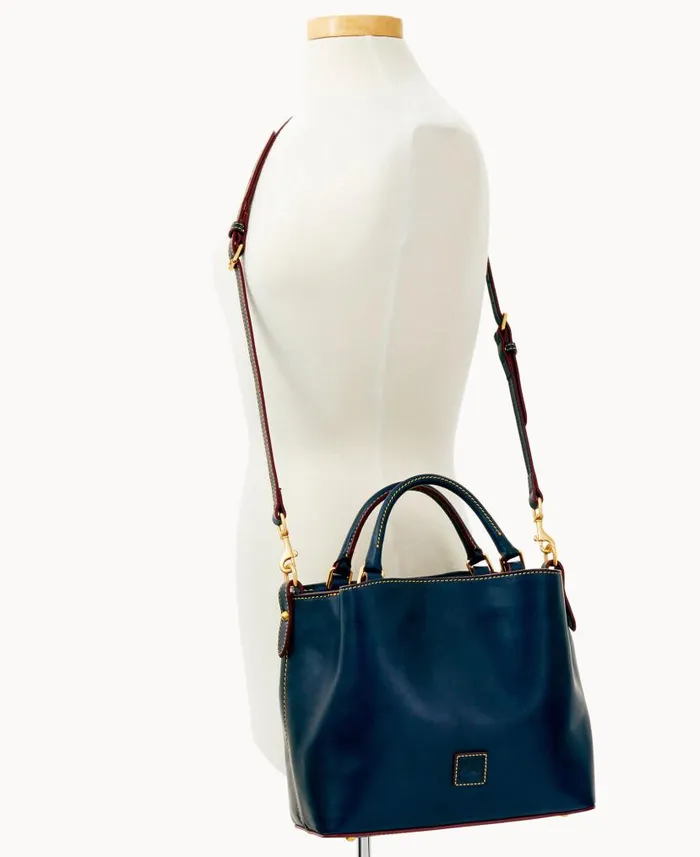 Florentine Small Brenna Navy Woman Dooney and Bourke Satchels Florentine Small Brenna Navy Woman Dooney and Bourke Satchels