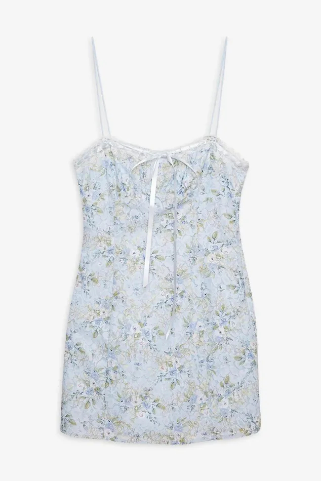 For Love and Lemons Dresses Claire Lace Mini Dress Blue 8211 Women For Love and Lemons Dresses Claire Lace Mini Dress Blue 8211 Women